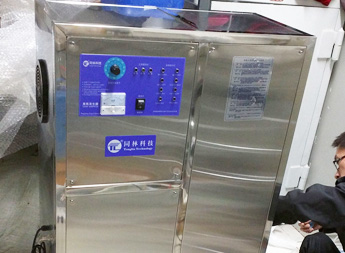 清华大学臭氧污水处理现场